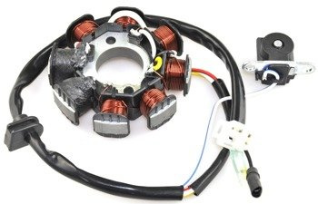 Stator iskrownik skuter 4T GY6-50 139qmb 8 cewek
