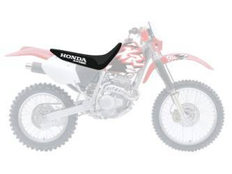 Pokrowiec/poszycie na siedzenie honda xr 250/400 '96-'04 (17) logo honda,traditional, kolor czarny/biały