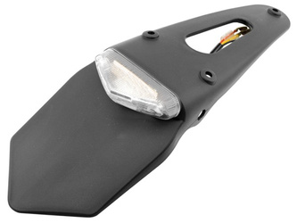 lampa tylna z błotnikiem homologowana (led) biała (11740)