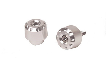 Końcówki Kierownicy/ Obciążniki Do Kawasaki (Krótkie) Srebrne