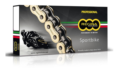 ŁAŃCUCH NAPĘDOWY 520ZRP (110 OGNIW) Z-RITOURING-STREET DO 1000 CCM ZŁOTY (ZAPINKA+ZAKUWKA) (135ZRP/009)