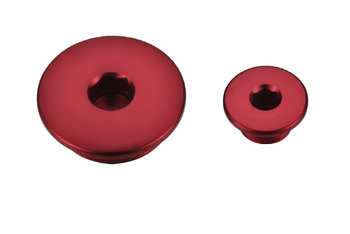 Accel promocja korki inspekcyjne silnika honda atv trx 300 '03-'09, trx 400 '99-'14, trx 450r '04-'09 kolor czerwony