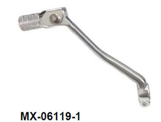 DŹWIGNIA ZMIANY BIEGÓW KAWASAKI KLX 450 R '08-'09, KXF 450 '06-'08 (OEM: 13156-0067) (KUTE ALUMINIUM) KOLOR SREBRNY (ANODOWANY)