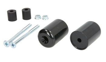 Końcówki kierownicy suzuki gsf 400/600/1200 '91- , sv 650/1000 '03- , gsx-r 600/750/1000 '97,- kolor czarny (910nr)