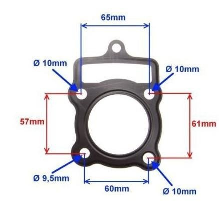 Uszczelka cylindra Loncin 125 cm