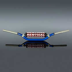 Kierownica 1,1/8 cala (28,6mm) mx twinwall 997 handlebar blue cr/crf 04-13 kx/kxf 06-13 padded kolor niebieski z gąbką