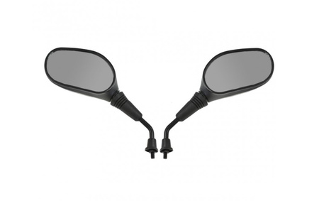 Komplet lusterek owalnych power force 8mm 2xprawy gwint