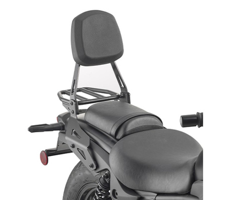 OPARCIE PASAŻERA Z BAGAŻNIKIEM (SISIBAR) KAWASAKI ELIMINATOR 500 '24-'25, CZARNY