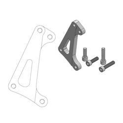 Adapter do zacisku 4-tłoczkowego i tarczy supermoto sm racing 320mm suzuki rm125/250, yamaha wr/yz 125/250/400/450