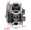 Głowica cylindra do silnika motocykla TYP ZS154FMI-2 125 cm