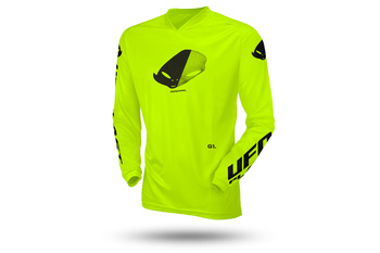 KOSZULKA RADIAL DZIECIĘCA / JUNIOR / KID CROSS KOLOR ŻÓŁTY FLUO ROZMIAR XXXS - KOLEKCJA 2025