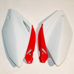 Boczki tylne honda crf 250r '04-'05 kolor oem (biały/czerwony)