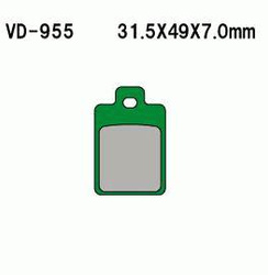 Klocki Hamulcowe Piaggio Nrg
