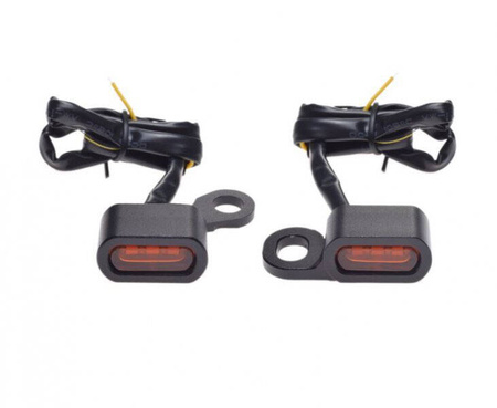 Kierunkowskazy przednie Harley Sportster czarny