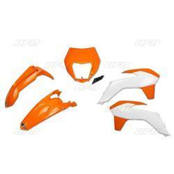 komplet plastików ktm exc/exc-f '14-'16 kolor oem '16 (pomrańczowy/biały) (kt524e999x)