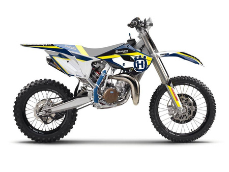 Komplet naklejek (oklein) husqvarna tc '14-'17 dream 4 kolor niebieski/żółty