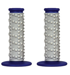 Manetki off-road (22+25mm) z wypustkami dwuskładnikowe kolor szary/niebieski