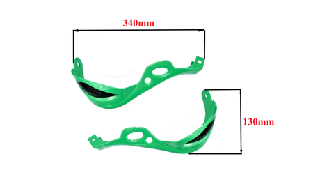 Handbary Power Force - Zielone Osłony Rąk, Dłoni Enduro Cross Quad-Atv Gy6107812-L