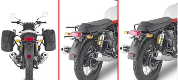stelaż pod torby (sakwy) boczne szybkiego montażu remove-x royal enfield interceptor 650 '19-'22