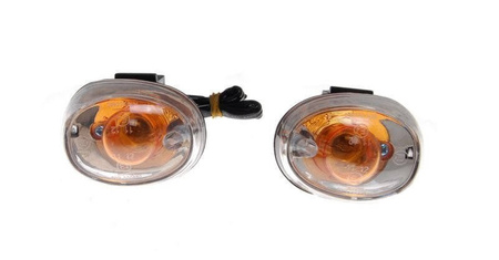 Kierunkowskazy przednie do skutera Podwieszane