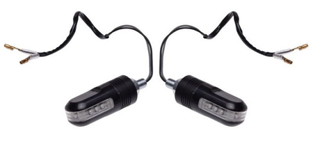 Kierunkowskaz led czarny do motocykla E8