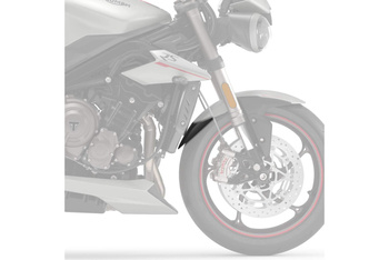 Przedłużenie błotnika puig do triumph street triple 17-21 (przedni) czarne