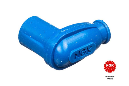 Fajka świecy zapłonowej Ngk fajka na świece (nr 8308) silikonowa, kolor niebieski (wodoodporna) – NGK
