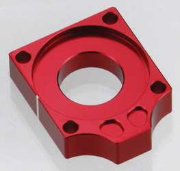 Napinacz tylnej ośki honda crf 250r '10-'12, crf 450r '09-'12 kolor czerwony