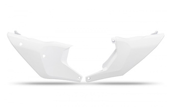 Boczki Tylne Husqvarna Tc 125 / 250 '23-'24, Te 150 / 250 / 300 '24, Fc / Tx / Fx / Fe 300 / 350 / 450 / 501 '24, Kolor Biały