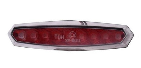LAMPA TYLNA LED DO MOTOCYKLI Z PODŚWIETLENIEM
