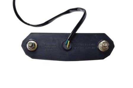 Lampa tył LED 3 kable Derbi Senda czerwony klosz