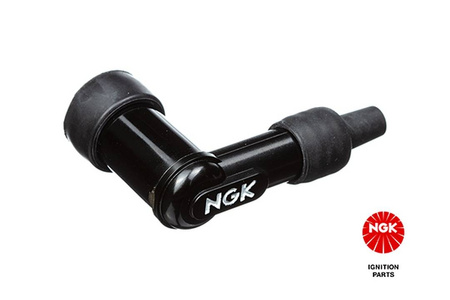 Fajka świecy zapłonowej Ngk fajka na świece (nr 8349) kątowa (90) kolor czarny – NGK