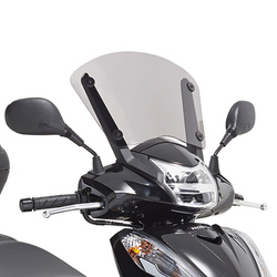 Szyba honda sh 300i (15-19) 27 x 42 cm przyciemniana