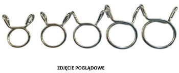 ZACISK DO PRZEWODÓW PALIWOWYCH 8MM 10 SZT (MADE IN JAPAN)