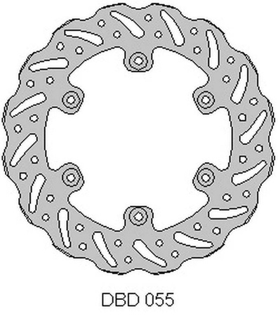 Tarcza hamulcowa tył gas-gas 125/200/250/300/450 (220x108,2x4mm)