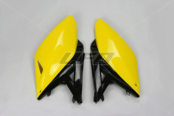 Boczki tylne suzuki rmz 250 '10-'18 kolor żółty/czarny (oem dla roczników '14-'16)