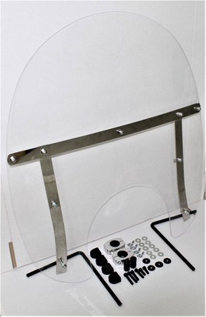 Szyba motocyklowa chopper cruiser (60x55)