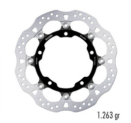 Tarcza hamulcowa przód kawasaki ninja 400 / a'18-, z 400 '20-, zx 25r '20- (310x142x5mm) pływająca wave