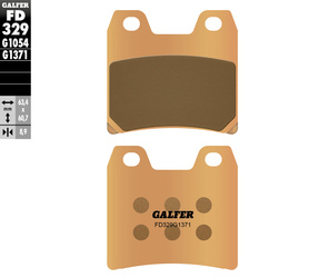 Klocki hamulcowe kh348 spiek metaliczny (złote) street yamaha tył