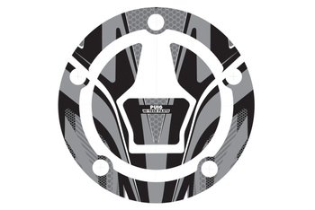 Osłona Wlewu Paliwa Puig Do Suzuki Gsx-R125 (Wzór Radikal) Szara