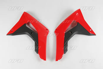 Osłony chłodnicy honda crf 250r '18-21, crf 450r '17-'20 kolor oem (czerwony/czarny)