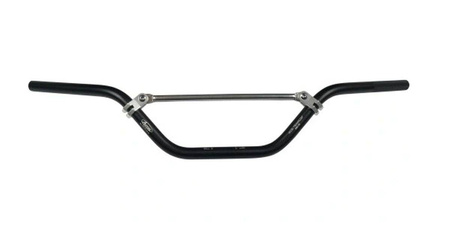 Kierownica aluminiowa z poprzeczką (22,2mm) atv niska kolor czarny (szer. 770mm, wys. 130mm)