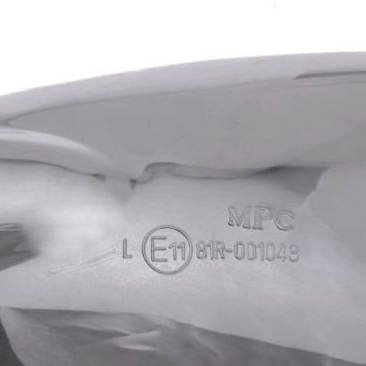 Lusterka owal chrom z Koncówką M10 Mp316