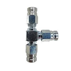 Złącze do przewodów (trójnik) kompletne (chrom)