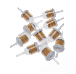 Filtr paliwa do skutera i quada z króćcami 6/8 mm 10 sztuk