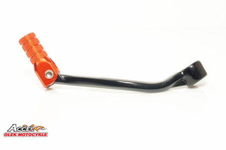 Dźwignia zmiany biegów ktm sx85 '03-'17, sx105 '07-'11 aluminiowa kolor czarny, końcówka pomarańczowa (47034031000)
