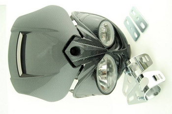 Owiewka z reflektorem soczewkowym carbon EC