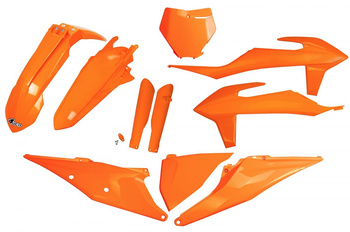 Komplet Plastików (Full Kit) Z Osłonami Teleskopów (Amortyzatorów) Ktm Sx 125/150/250 '19-'22, Sxf (Sx-F) 250/350/450 '19-'22 Kolor Pomarańczowy (Kt522e127)