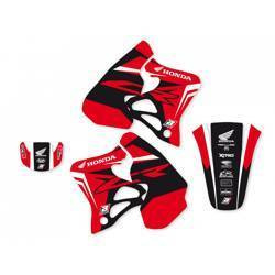 Komplet naklejek (oklein) honda cr 125 '93-'97, cr 250 '92-'96 dream 4 kolor czerwony/czarny