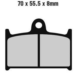Klocki hamulcowe do motocykli MZ MUZ1000 Suzuki GSF 1200 S Bandit Yamaha FZR 750